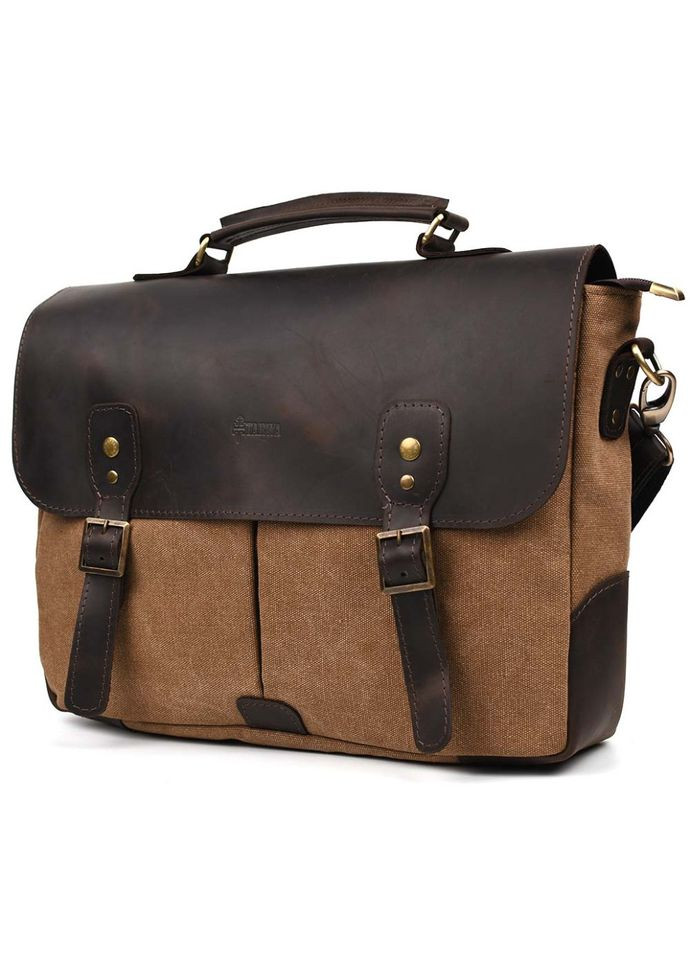 Мужская сумка-портфель из конваса и кожи RCc-3960-3md TARWA (329151677)