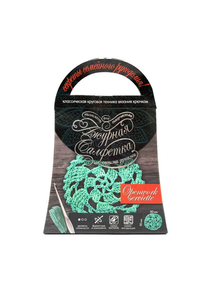 Комплект для творчості своїми руками "Ажурна серветка" SL-01-06 Danko Toys (315022787)