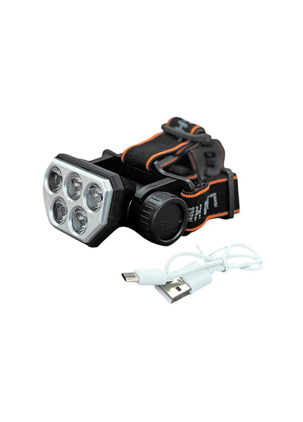 Ліхтар налобний акумуляторний 5LUMEN 3LM+2LED Kamille (369653897)