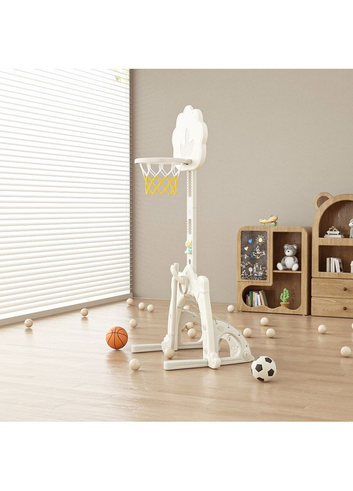 Спортивный игровой комплекс Forest Castle 3в1 Магический лес 48.5х53х150 см Белый (NWM-011-01) No Brand (369458273)