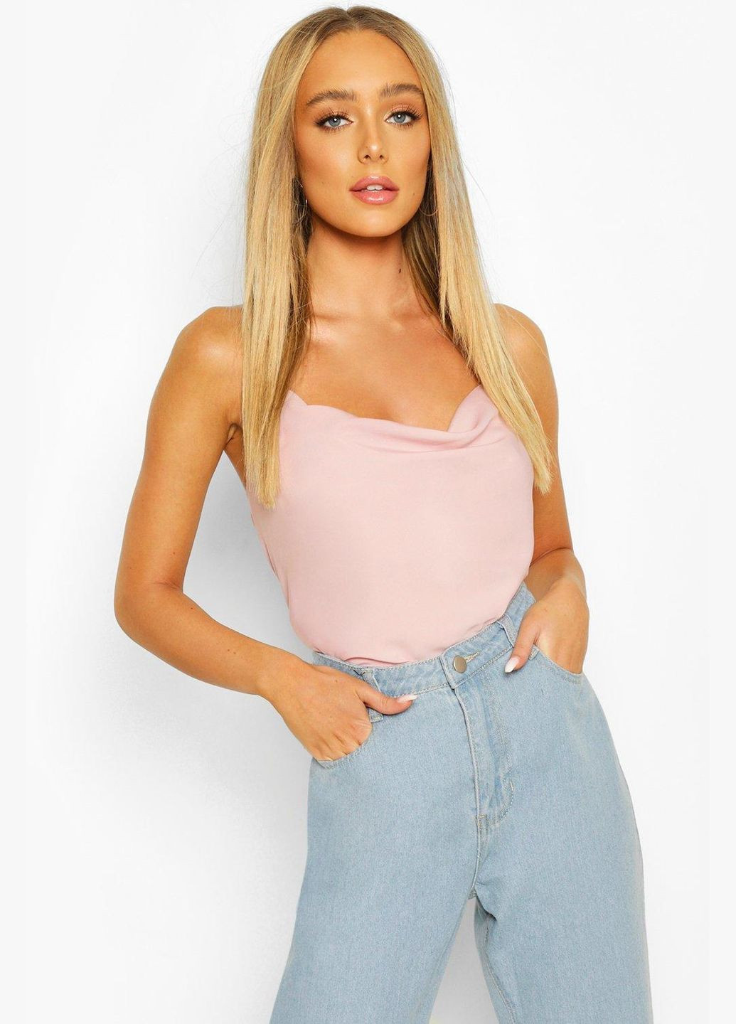 Лілова блузка Boohoo