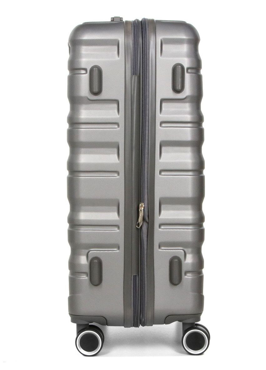 Валіза Франція середня M сіра 66х43х26(+5)см/75л/3.7кг/ 628 WORLDLINE (324802362)