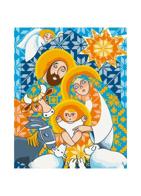 Картина за номерами Різдво 40 х 50 см (10066-AC) Art Craft (370258385)