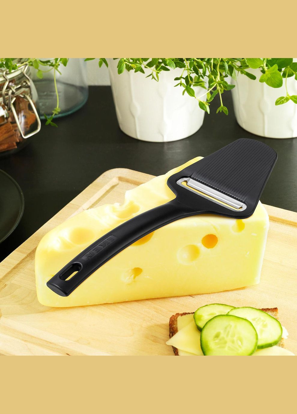 Лопатка для сиру ІКЕА HJÄLPREDA 22 см (90476531) IKEA (267903296)