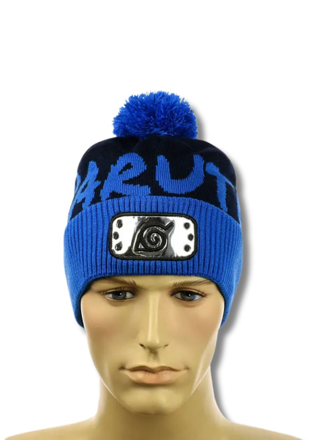 Детская зимняя шапка с помпоном Наруто / Naruto No Brand Шапка з помпоном (361048085)