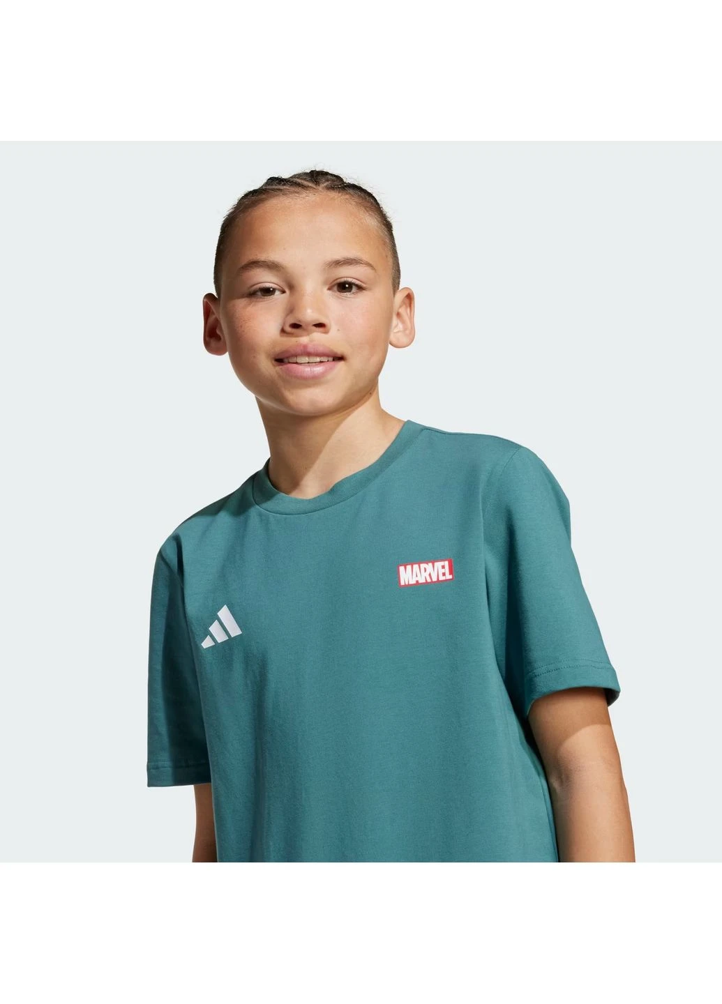 Бірюзова літня футболка marvel spider-man turquoise jl9184 adidas
