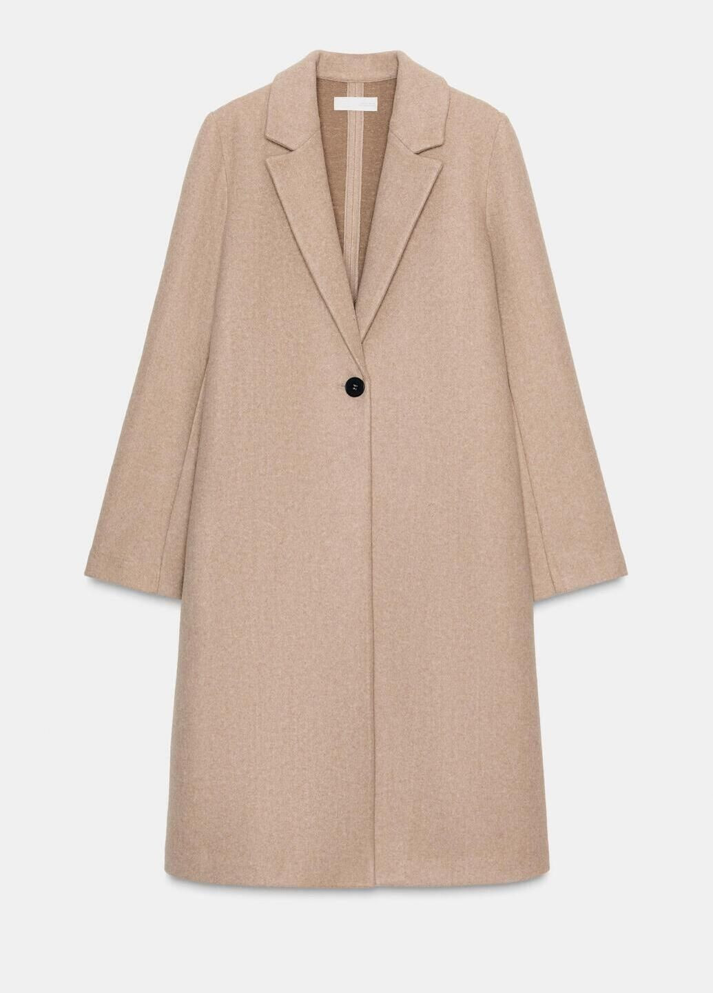 Бежевое демисезонное Пальто Zara