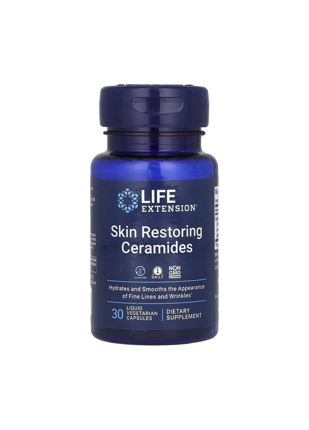 Кераміди для Відновлення Шкіри Skin Restoring Ceramides - 30 капсул Life Extension (285718681)