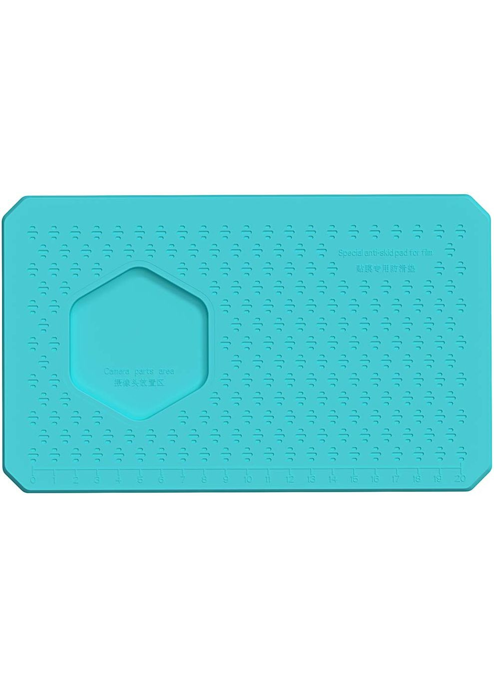 Килимок силіконовий TE-715 для поклейки скла, плівки, з вирізом для камери Green TELIJIA (325432665)