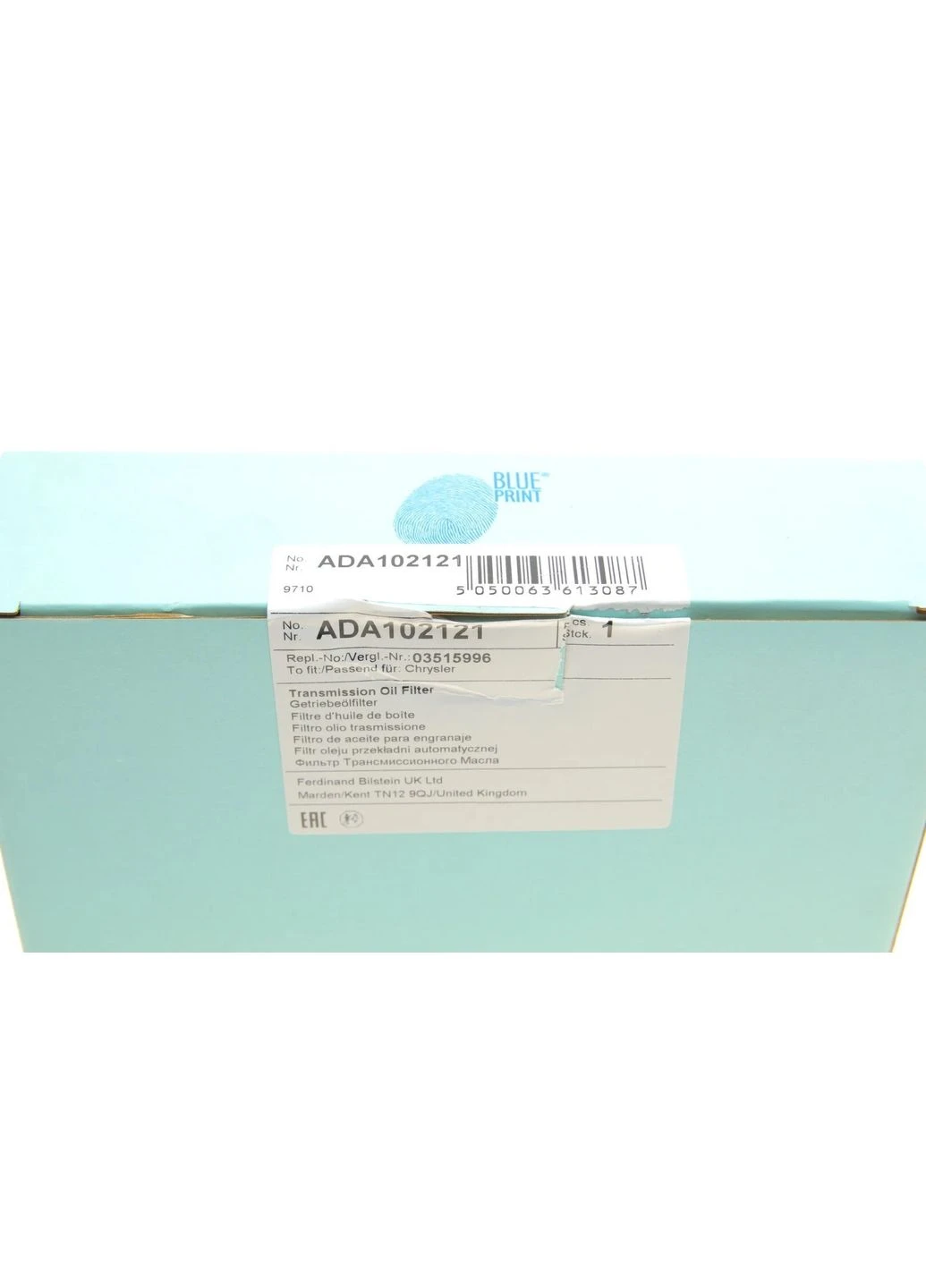 Фильтр гидравлический АКПП ADA102121 Blue Print (394375485)