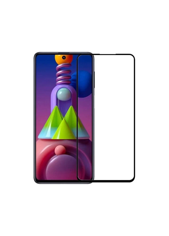 Скло захисне (m13847) PowerPlant Full screen Samsung Galaxy M51, Black (375801007)