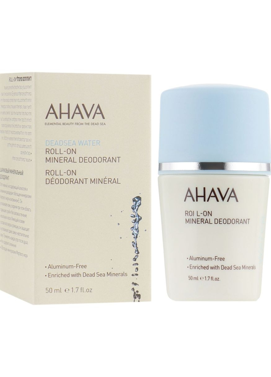 Минеральный роликовый дезодорант Dead Sea Water Roll-On Mineral Deodorant 50ml (473579-9164201) Ahava (368624287)