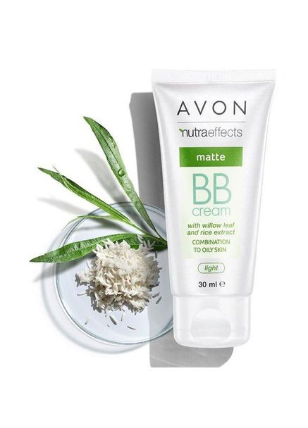 ВВ-крем Матирующий SPF 15 Светлый /Light 30 мл бб крем для жирной кожи. Avon (368681960)