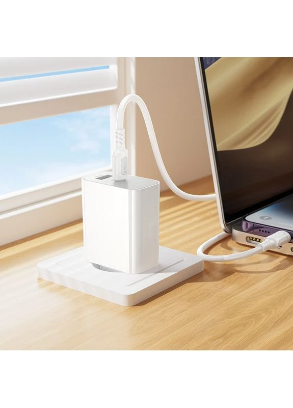 Мережевий зарядний пристрій Stellar PD30W+QC3.0 charger (EU) (6941991125379) Borofone BA108A (392287566)