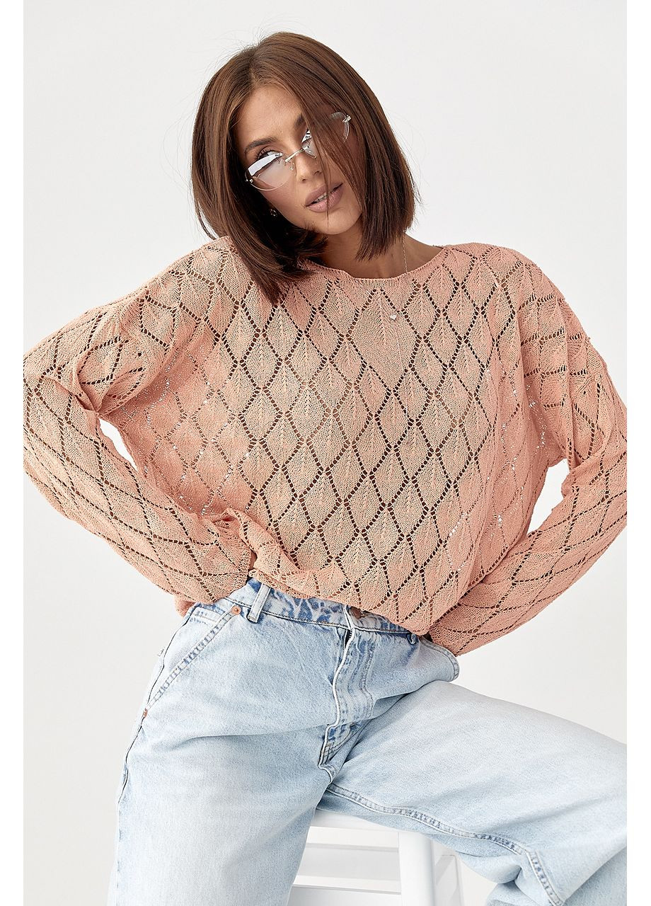 Жіночий джемпер із ажурної в'язки No Brand (351851108)