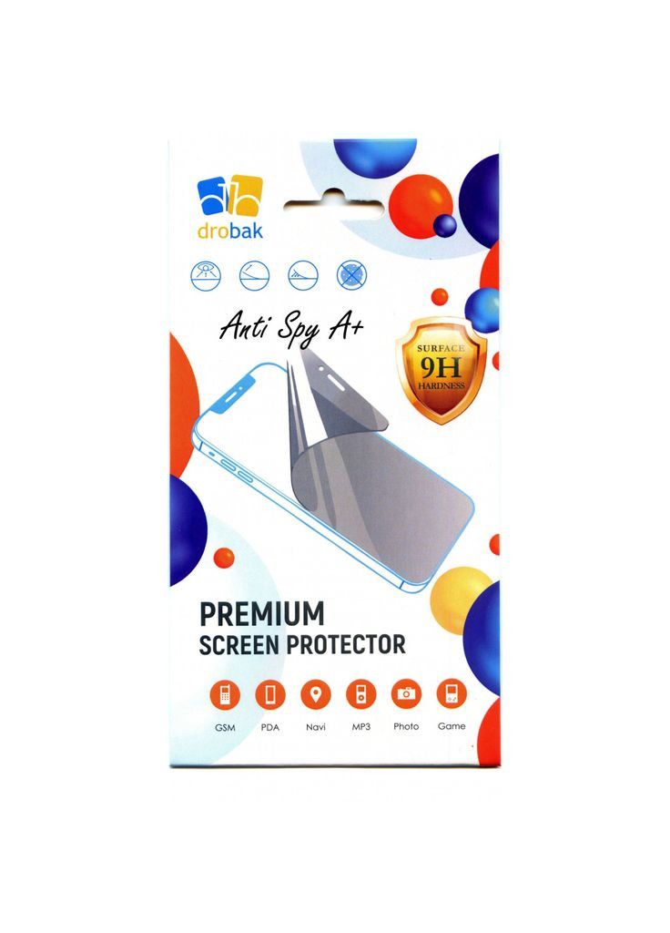 Скло захисне Anty Spy Apple iPhone 14 Plus (m319579) Drobak Anty Spy Apple iPhone 14 Plus (Black) (367067442)