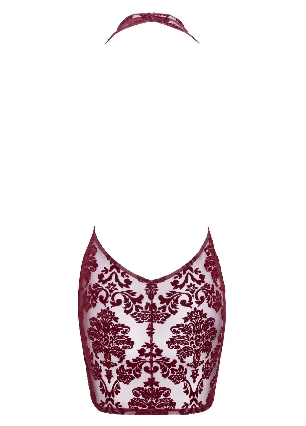 Бордовое платье f385 kink royal cascade mini dress Noir Handmade