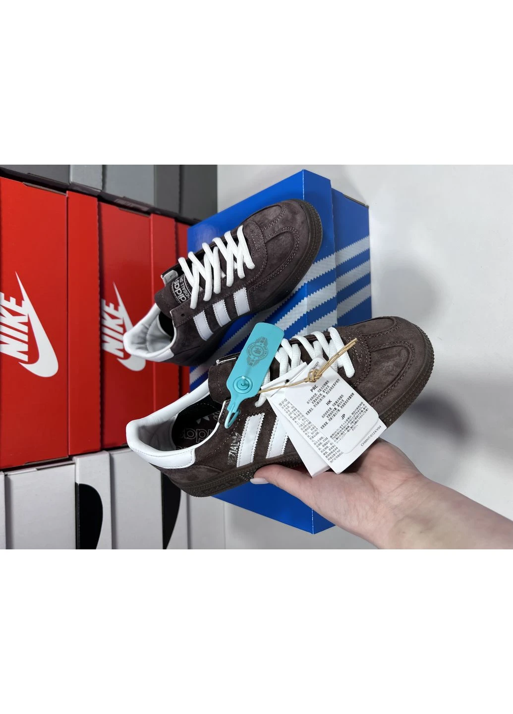 Белые летние кроссовки adidas spezial choco white адидас специал No Brand