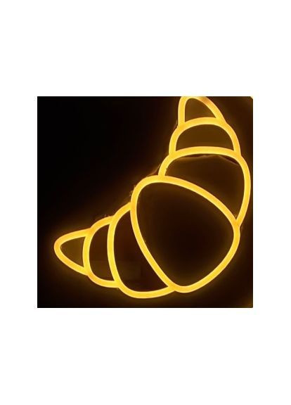 Неонова LED вивіска Круасан 490х230мм NeonChic (366669701)