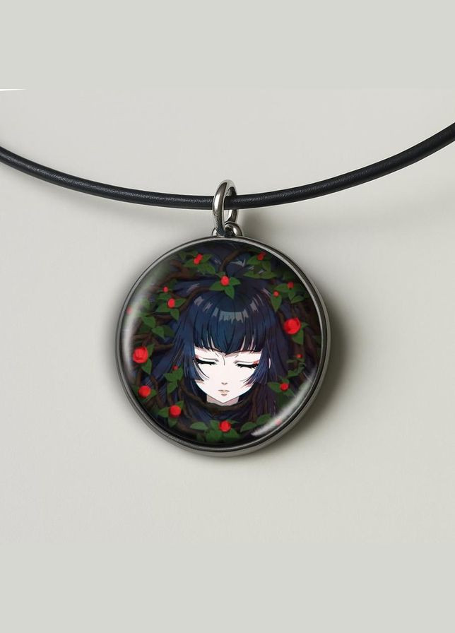 Набір підвіска (кулон) та брелок Аніме Фарс із вбивства дівчини нежить #01 (подарунковий набір) No Brand (332633800)