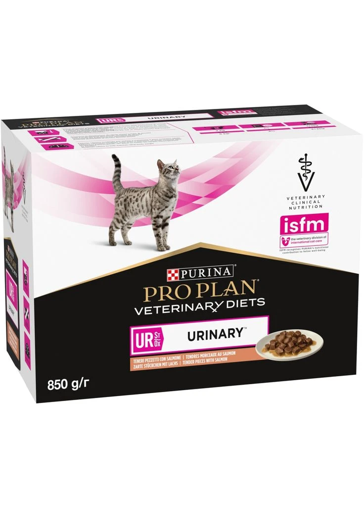 Влажный корм для кошек UR ST/OX Urinary С лососем 10 x 85 г (8445290093851) Purina (391475648)