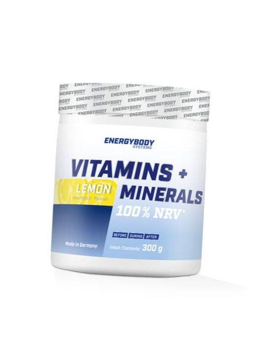 Вітамінномінеральний комплекс, Vitamins plus Minerals Powder, 300г Тропічний 36149002, (36149002) Energy Body (293254020)