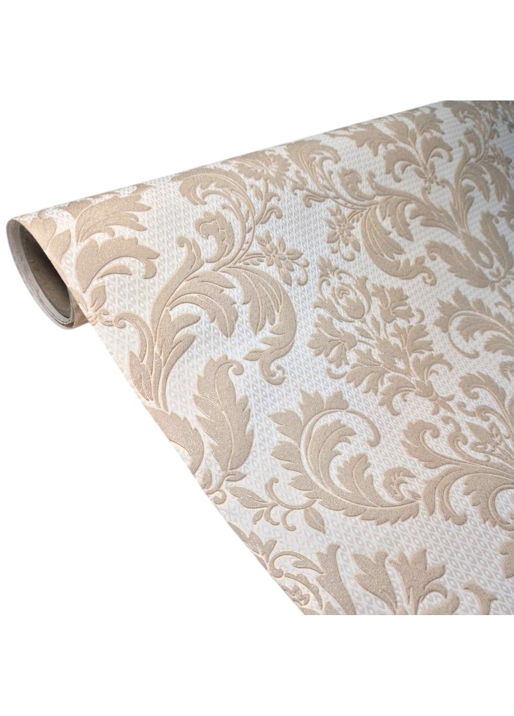 Обои виниловые 10.05 × 1.06 м IL2004, песочные, молочные, бежевые в спальню, гостиную, коридор Grandeco (339111442)