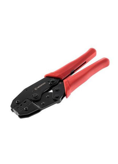 Кліщі для обтиску контактів 0.5-6.0мм з тріскачкою (HT-7050) Intertool (370431729)