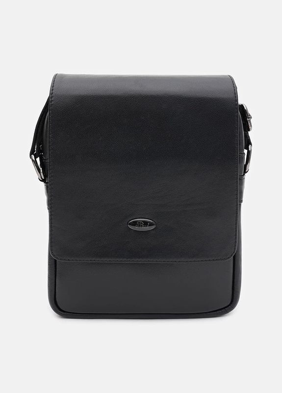 Сумка чоловіча через плече шкіряна Ricco Grande T1tr0026bl Чорний Monsen (302008593)