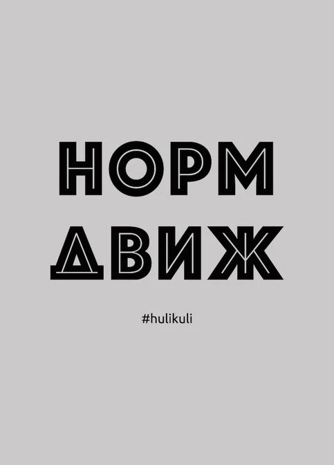 Комбинированный свитшот унисекс "норм движ" серый серый (hk-79) BeriDari (387145102)