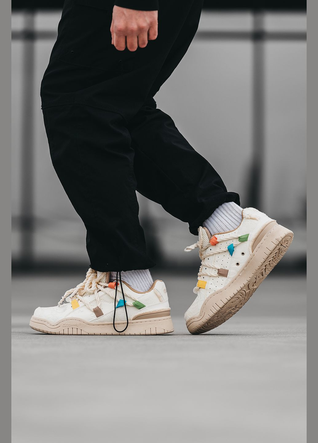 Кроссовки женские и мужские Cat & Sofa beige multicolor | Кэт & Софа бежевые No Brand бежевые всесезоны (315006142)