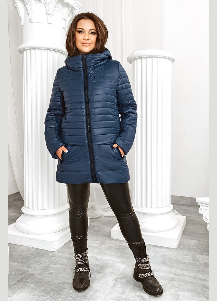 Синяя зимняя куртка Zemal