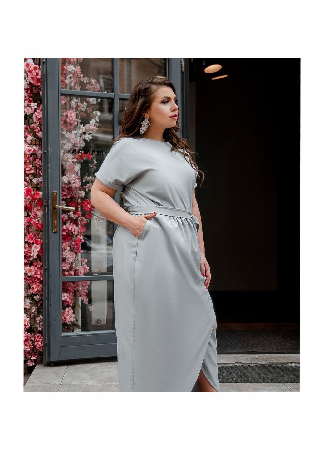 Світло-сіра сукня Liton