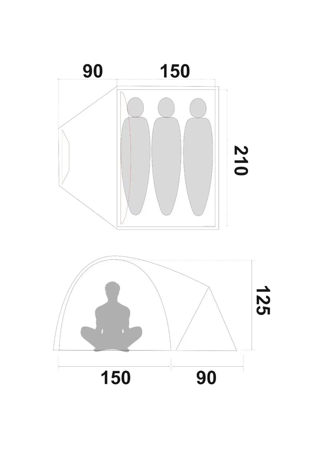 Палатка Andy III Fjord Nansen (367081856)