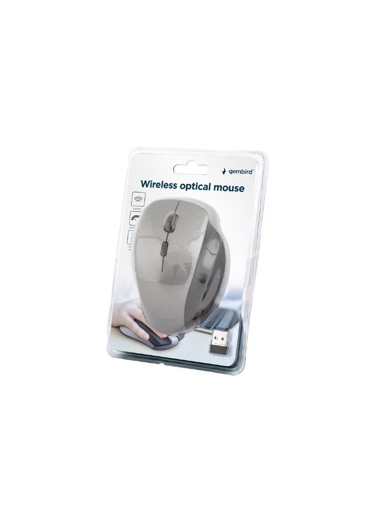 Мишка (m432456) Gembird MUSW-6B-02-BG Wireless Black-Spacegrey (369020317)