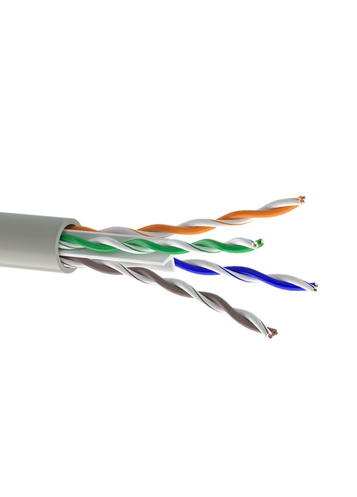 Кабель КПВнг-HF-ВП (250) 4*2*0,57 (U/UTP-cat.6 LSFROH), CU, для внутр. робіт, 305м. Одескабель (370618750)