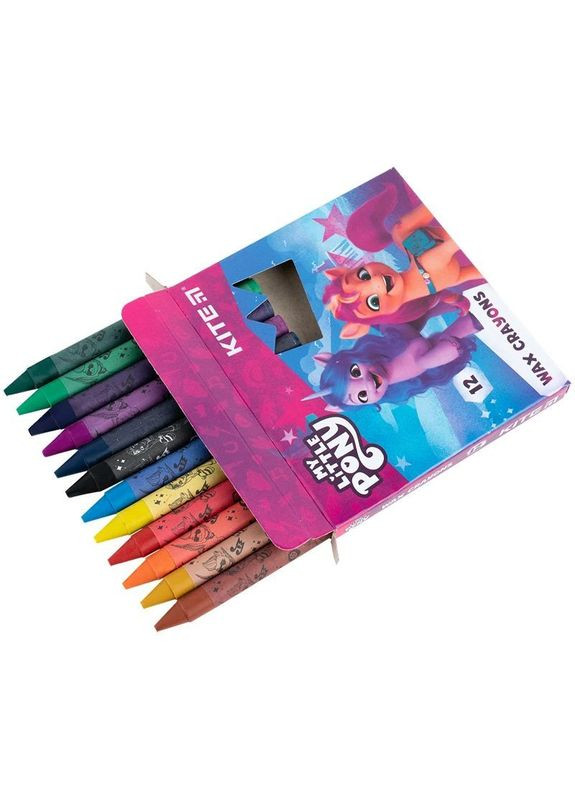 Мел восковой My Little Pony 12 шт. (4063276177322) Kite LP24-070 (340717098)
