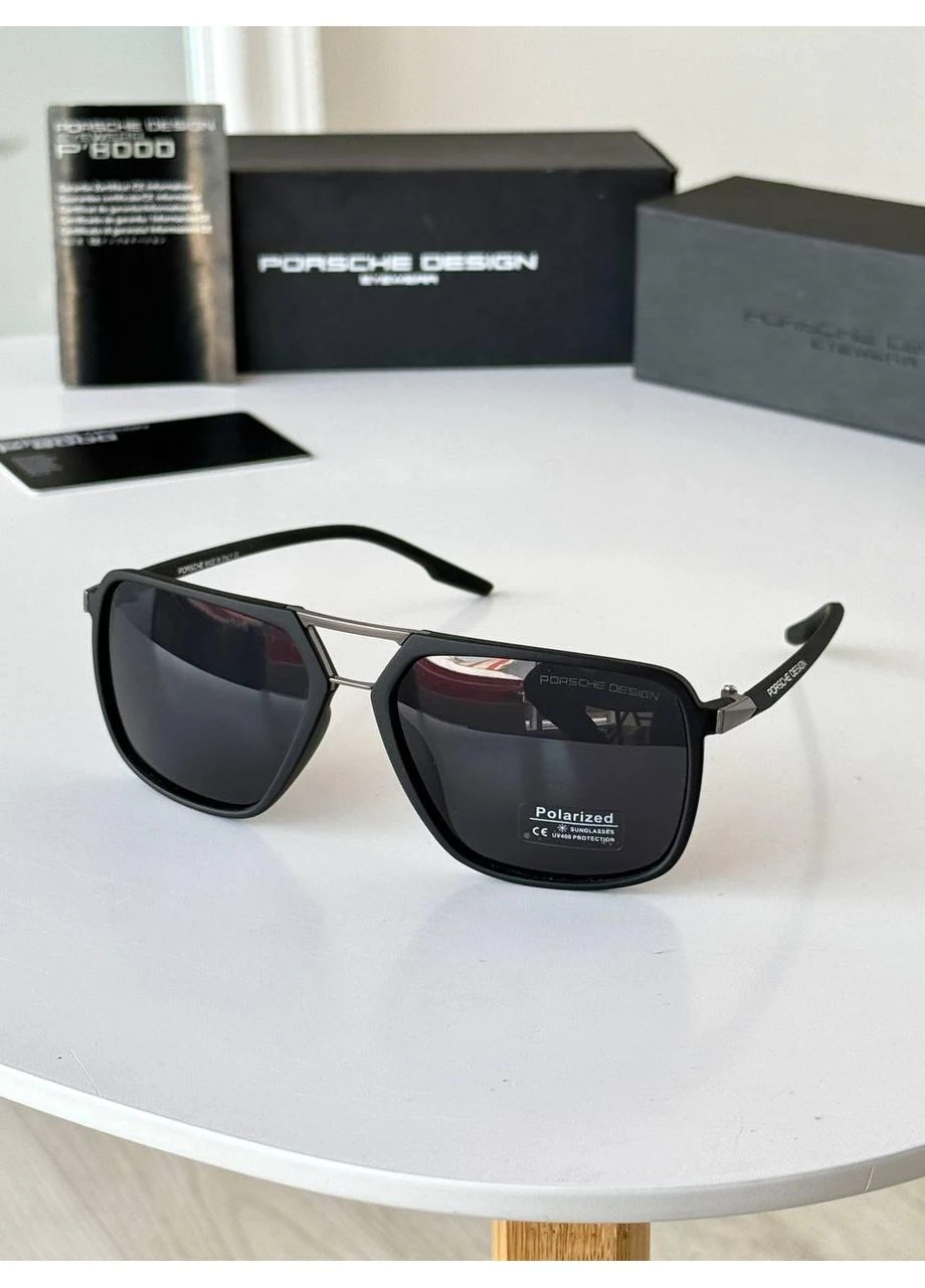 Porsche Design чоловічі окуляри сонцезахисні. Окуляри сонцезахисні жіночі з пластиковою оправою 5 кольорів. Чорний матовий No Brand (385901136)