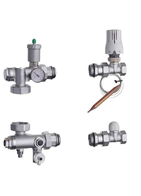 Змішувальна група термостатична R70-100075 - 1"х3/4" (без насосу) (RO0149) Roho (322003014)