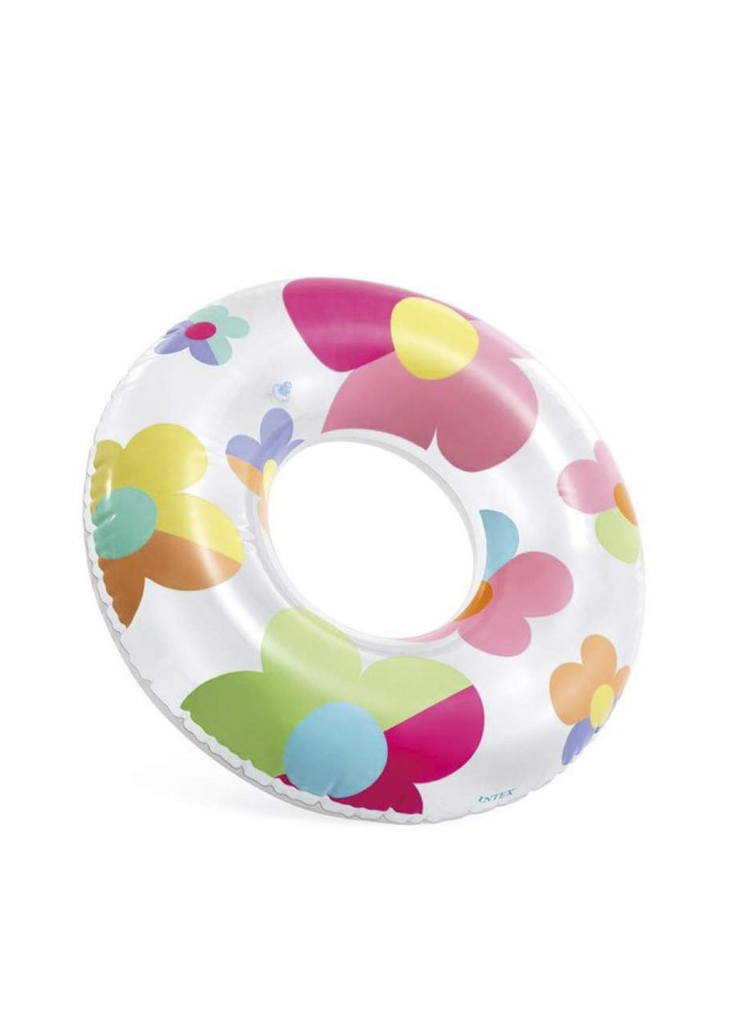 Круг для плавання надувний - колір різнокольоровий CB-00276692 Intex (329728179)