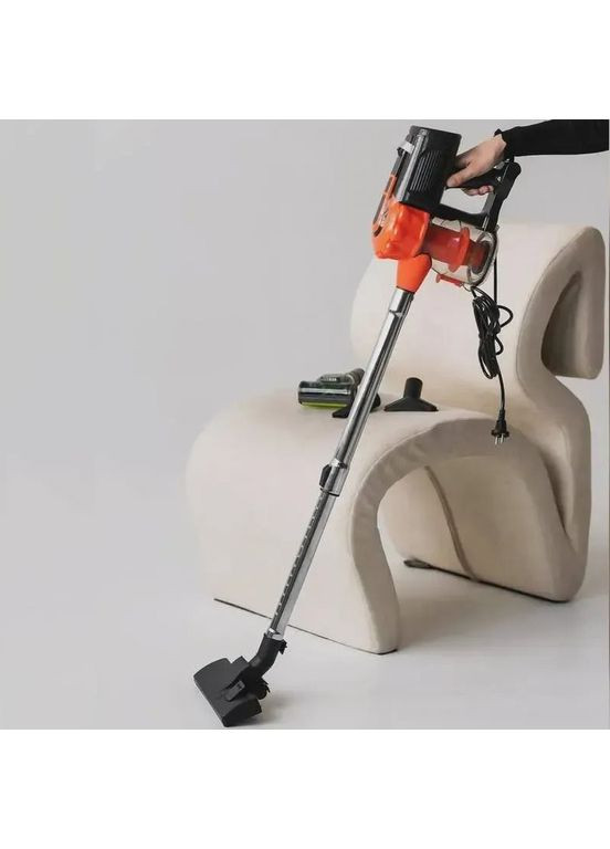 Ручний пилосос з контейнером 0.5 л вакуумний для сухого збирання 2500 Вт (RD085) Crownberg (360867083)