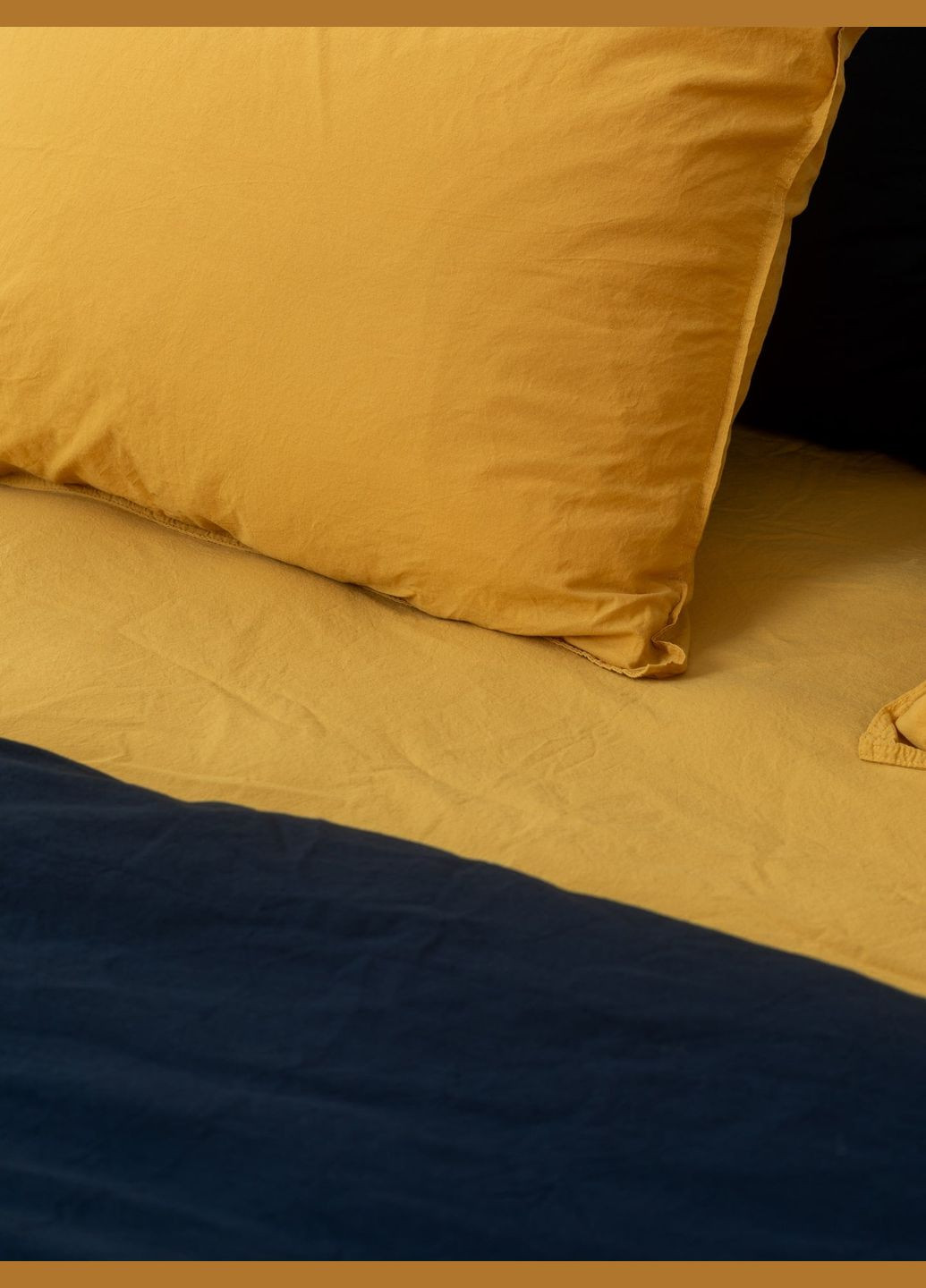 Комплект белья из вареного хлопка Brave евро, Простыня с резинкой 180х200 Leglo (300371100)