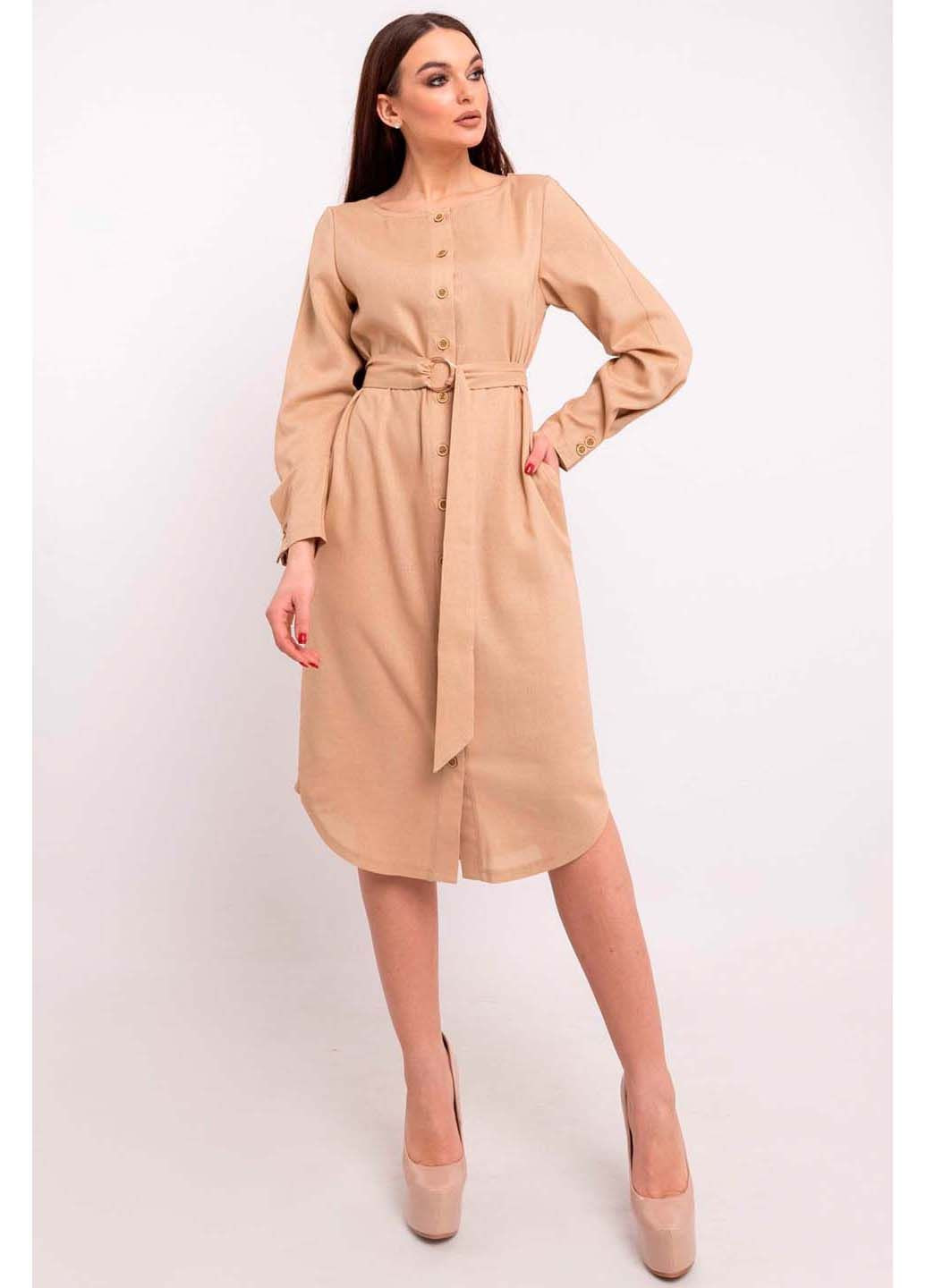 Бежевое платье Ри Мари