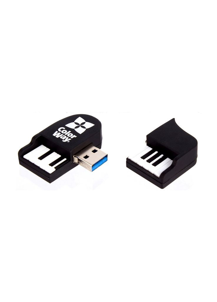 USB флеш накопичувач Piano 64 GB 3.0 Black (CW-USBPO64) Colorway (373218539)