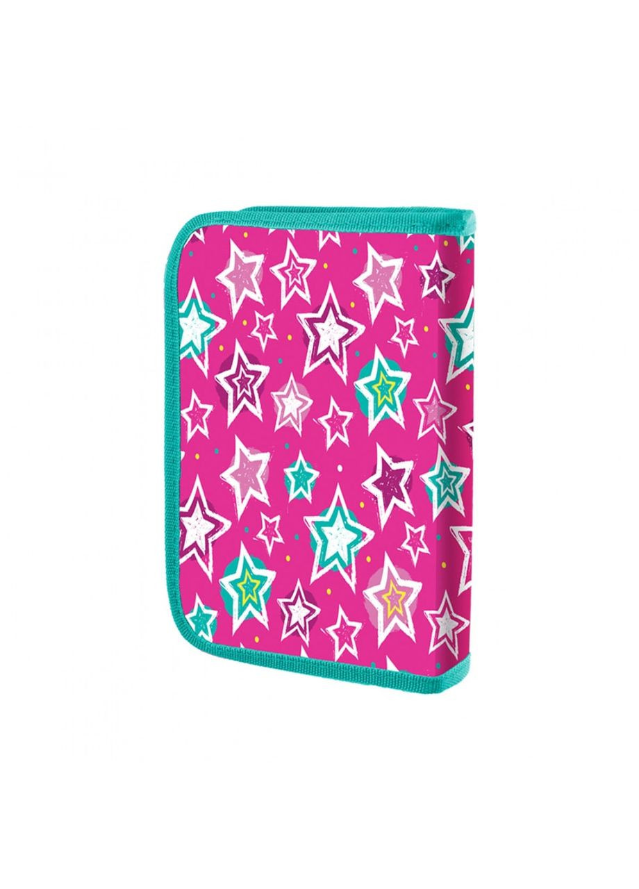 Пенал тв. " " /532817/ 1 відд., 2 відв. HP-04 "Shine Bright", рожевий/бірюзовий (1/80) Smart (367751248)