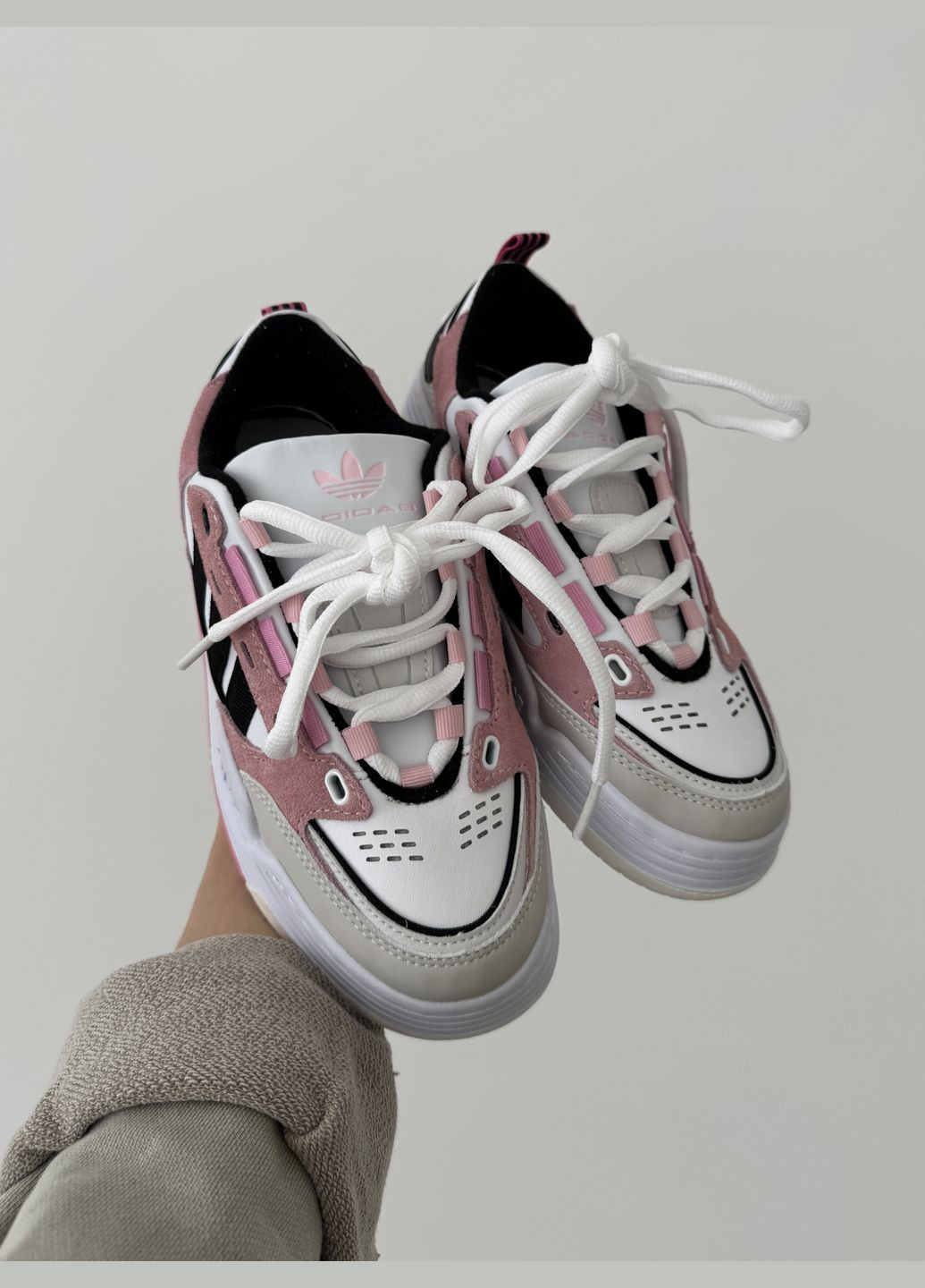 Кроссовки женские Adidas ADI 2000 white pink | Адидас АДИ 2000Х белые розовые No Brand белые демисезоны (316231415)