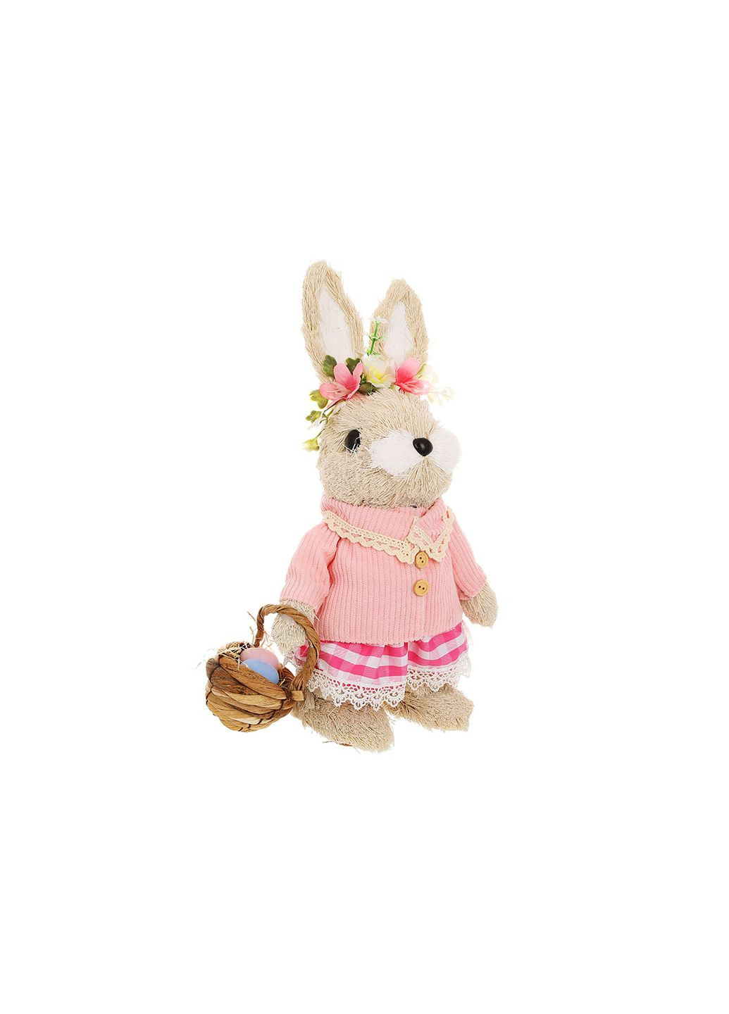 Декоративна великодня фігура Кролиця з кошиком, 16*14*31см No Brand (315773637)