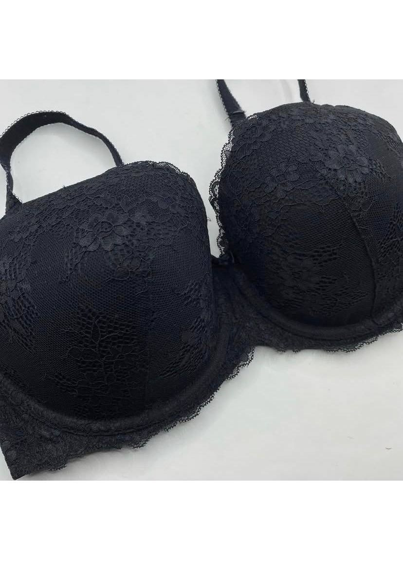 Чёрный бюстгальтер женский C&A с косточками