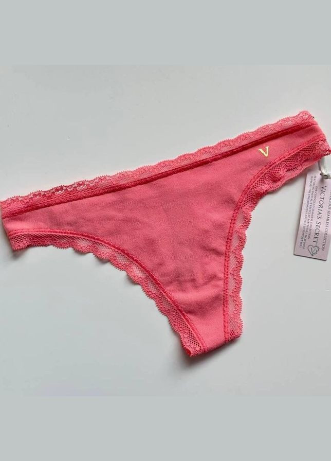 Трусики-стрінги жіночі Thong Panty рожеві Victoria's Secret (314770110)