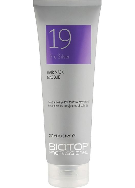 Маска для волос 19 Pro Silver Mask 550ml (1296781-196337) Biotop (368645951)